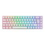 Imagem de Teclado Mecânico Gamer Akko 3068B Plus, RGB, Switch Pink, Layout 65%, Anti-Ghosting, ABNT2, Branco