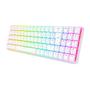 Imagem de Teclado mecanico gamer ashe pro rgb switch brown redragon k626p-kbs-w branco