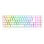 Imagem de Teclado mecanico gamer ashe pro rgb switch brown redragon k626p-kbs-w branco