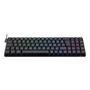 Imagem de Teclado Mecanico Gamer Ashe Rgb Preto Switch Marrom Abnt2