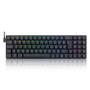 Imagem de Teclado mecanico gamer ashe rgb switch brown redragon k626-kb-b preto