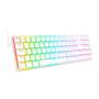 Imagem de Teclado mecanico gamer ashe rgb switch brown redragon k626-kb-w branco
