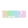 Imagem de Teclado mecanico gamer ashe rgb switch brown redragon k626-kb-w branco