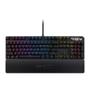 Imagem de Teclado Mecânico Gamer Asus TUF Gaming K3, Aura Sync RGB, NX Red, Magnetic Wrist Rest, Corpo em Alumínio, Full Size, US - 90MP01Q2-BKUA00