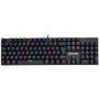 Imagem de Teclado Mecânico Gamer Clanm King 100% Para Jogar Fps Switch Red  Outemu Com Iluminação Rgb 18 Modos Com Macro e Teclado Numérico