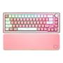 Imagem de Teclado Mecânico Gamer Cooler Master CK721, RGB, Bluetooth, Switch Red, Sakura Edition, layout 65%, Rosa - CK-721-SKTR2-US