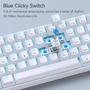 Imagem de Teclado Mecânico Gamer DIERYA DK61SE 60% - Switch Azul