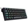 Imagem de Teclado mecanico gamer fizz pro rgb preto switch marrom