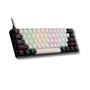 Imagem de Teclado Mecânico Gamer Gamdias Aura GK2 Branco e Preto Switch Azul ABNT2