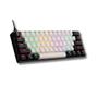 Imagem de Teclado Mecânico Gamer Gamdias Aura GK2 Branco e Preto Switch Azul ABNT2