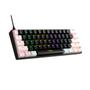 Imagem de Teclado Mecânico Gamer Gamdias Aura GK2 BW Switch Brown Preto e Branco ABNT2