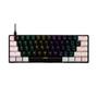 Imagem de Teclado Mecânico Gamer Gamdias Aura GK2 BW Switch Brown Preto e Branco ABNT2