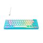 Imagem de Teclado Mecânico Gamer Havit KB877L, RGB, USB, Branco e Azul