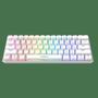 Imagem de Teclado mecanico gamer hermes e3 rgb branco switch brown