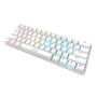 Imagem de Teclado mecanico gamer hermes e3 rgb branco switch brown
