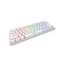 Imagem de Teclado mecanico gamer hermes e3 rgb branco switch brown