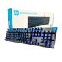 Imagem de Teclado Mecânico Gamer HP GK400F USB LED Azul Switch Blue ABNT2 Preto
