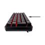 Imagem de Teclado Mecânico Gamer Hyrax Thunder HCK61, LED Vermelho, USB-C, Switch Blue, 100% anti-ghosting, ABNT2 - HCK61B-BLUE-LED