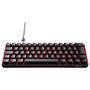 Imagem de Teclado Mecânico Gamer Hyrax Thunder HCK61, LED Vermelho, USB-C, Switch Blue, 100% anti-ghosting, ABNT2 - HCK61B-BLUE-LED