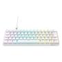 Teclado Mecânico Gamer Hyrax Thunder HCK61, RGB, Switch Red, 100% anti-ghosting, ABNT2, Branco - HCK61W-RED-RGB Imagem de Teclado Mecânico Gamer Hyrax Thunder HCK61, RGB, Switch Red, 100% anti-ghosting, ABNT2, Branco - HCK61W-RED-RGB