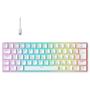 Teclado Mecânico Gamer Hyrax Thunder HCK61, RGB, Switch Red, 100% anti-ghosting, ABNT2, Branco - HCK61W-RED-RGB Imagem de Teclado Mecânico Gamer Hyrax Thunder HCK61, RGB, Switch Red, 100% anti-ghosting, ABNT2, Branco - HCK61W-RED-RGB