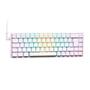 Imagem de Teclado Mecânico Gamer KBM! GAMING TG700, Branco, 65% e ABNT2, RGB, Switch Gateron Red - KGTG700BRVR