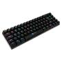 Imagem de Teclado Mecanico Gamer Krab KBMGK50 / USB / RGB Portatil - Preto e Vermelho