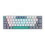 Imagem de Teclado Mecânico Gamer Machenike K500-B61, Switch Brown, ABNT, Branco - K500-B61BBR