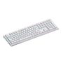 Imagem de Teclado Mecânico Gamer Machenike K520-B108, RGB, Swtich Blue branco - MAC-K520-B108WBL-WW