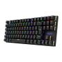 Imagem de Teclado Mecanico Gamer Mancer Ghoul MK2, RGB, ABNT2, Switch Huano Vermelho, Preto, MCR-GHM2-RGB01RD