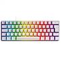 Imagem de Teclado Mecânico Gamer Pcyes Zot, LED RGB, Switch Otemu Blue, Layout 60%, ABNT2, Branco - PZWOHBLRGB