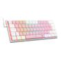 Imagem de Teclado Mecânico Gamer Redragon Anivia Rosa e Branco RGB  K614PW-rgb-PT-Blue