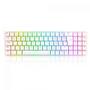 Imagem de Teclado Mecânico Gamer Redragon Ashe, RGB, Switch Brown, ABNT2, White