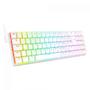 Imagem de Teclado Mecânico Gamer Redragon Ashe, RGB, Switch Brown, ABNT2, White