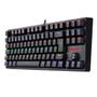 Imagem de Teclado Mecânico Gamer Redragon Daksa TKL, LED Rainbow, Switch Outemu Brown, Anti-Ghosting, ABNT2, Preto