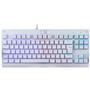 Imagem de Teclado Mecânico Gamer Redragon Dark Avenger Lunar K568 RGB Switch Blue ABNT2 White