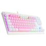 Imagem de Teclado Mecânico Gamer Redragon Dark Avenger, RGB, Switch Blue, ABNT2, TKL, Rosa e Branco