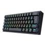 Imagem de Teclado Mecânico Gamer Redragon Fizz Pro, Wireless, RGB, Switch Blue, ABNT2, Black