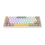 Imagem de Teclado Mecânico Gamer Redragon Fizz, RGB, Switch Brown, Layout 60%, USB, ABNT2, Amarelo, Branco e Cinza - K617RGB-YLEWTEGY (PT-BROWN)