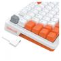 Imagem de Teclado Mecânico Gamer Redragon Gloria, RGB, Switch Vermelho, À prova de Poeira, ABNT2, Branco e Vermelho - K664WOG-RGB (PT-RED)