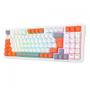 Imagem de Teclado Mecânico Gamer Redragon Gloria, RGB, Switch Vermelho, À prova de Poeira, ABNT2, Branco e Vermelho - K664WOG-RGB (PT-RED)