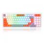 Imagem de Teclado Mecânico Gamer Redragon Gloria, RGB, Switch Vermelho, À prova de Poeira, ABNT2, Branco e Vermelho - K664WOG-RGB (PT-RED)