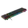 Imagem de Teclado Mecanico Gamer Redragon K595RGB Ratri / RGB / Black Switch / Usa - Preto