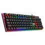 Imagem de Teclado Mecanico Gamer Redragon K595RGB Ratri / RGB / Black Switch / Usa - Preto