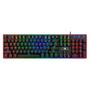 Imagem de Teclado Mecanico Gamer Redragon K595RGB Ratri / RGB / Black Switch / Usa - Preto