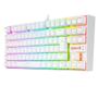 Teclado Mecânico Gamer Redragon Kumara, Anti-Ghosting, RGB, Switch Outemu Blue, ABNT2, Branco - K552W-RGB (PT-BLUE) Imagem de Teclado Mecânico Gamer Redragon Kumara, Anti-Ghosting, RGB, Switch Outemu Blue, ABNT2, Branco - K552W-RGB (PT-BLUE)