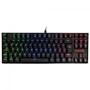 Imagem de Teclado Mecânico Gamer Redragon Kumara K552 RGB Switch Red ABNT2 Black