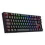 Imagem de Teclado Mecânico Gamer Redragon Kumara Pro RGB Switch Brown Wireless Bluetooth - Preto