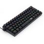 Imagem de Teclado Mecânico Gamer Redragon Lakshmi K606R Rainbow - Preto