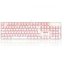 Imagem de Teclado Mecânico Gamer Redragon Mitra Branco Switch Vermelho